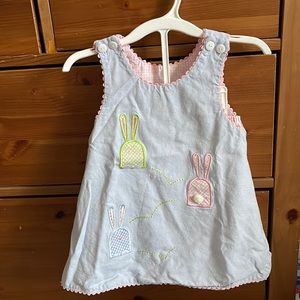 Easter Bunny Reversible Dress with Bloomers